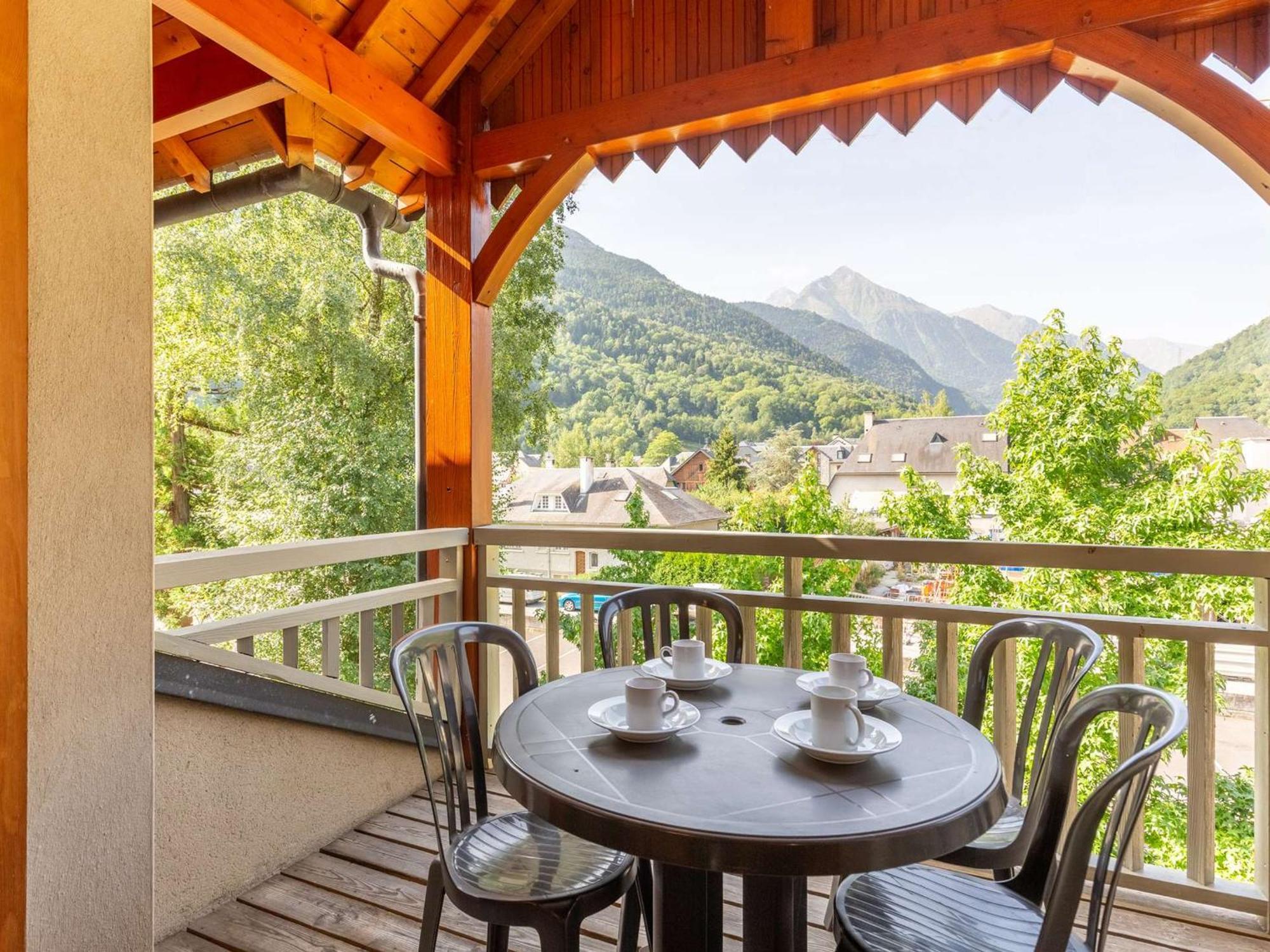 Appartement 10 Pers Avec Piscine, Sauna Et Parking En Centre-Ville De Saint-Lary-Soulan - Fr-1-296-394 Kültér fotó
